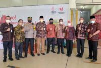 Bambang Bayu Suseno Hadiri Peluncuran Gernas BBI Ke-3 yang dilaksanakan di Lapangan Parkir Bandara Sulthan Thaha Jambi, Rabu (19/01/22). FOTO : Noval/Ist