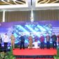 Abdullah Sani pada acara Diseminasi Perekonomian Provinsi Jambi dan Komoditas Produk Jenis Usaha (KPJU) yang diselenggarakan oleh Bank Indonesia Provinsi Jambi, Suti Masniari Nasution di Swissbell Hotel Jambi, Selasa (22/3/22). FOTO : Kominfo.