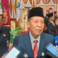 Wakil Gubernur Jambi Abdullah Sani Ketika Diwawancari Wartawan Usai Melantik 17 Kepala OPD atau Eselon II di lingkup Pemerintah Provinsi Jambi pada, Kamis (2/2/23) malam. FOTO : Jambilink