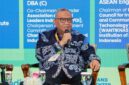 Wakil Menteri Ketenagakerjaan, Afriansyah Noor, saat memberikan paparan dalam acara Indonesia Cloud and Datacenter Convention 2026 di Jakarta, Kamis (7/5/2026). Wamenaker menekankan penguatan kualitas SDM sebagai kunci utama menghadapi disrupsi AI dan digitalisasi global. (Foto: Biro Humas Kemnaker). (FOTO : Dok. Biro Humas Kemenaker)
