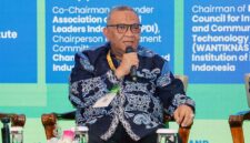 Wakil Menteri Ketenagakerjaan, Afriansyah Noor, saat memberikan paparan dalam acara Indonesia Cloud and Datacenter Convention 2026 di Jakarta, Kamis (7/5/2026). Wamenaker menekankan penguatan kualitas SDM sebagai kunci utama menghadapi disrupsi AI dan digitalisasi global. (Foto: Biro Humas Kemnaker). (FOTO : Dok. Biro Humas Kemenaker)