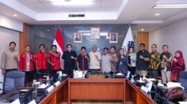 Wamenaker Afriansyah Noor saat menerima kunjungan audiensi dari pimpinan Konfederasi Serikat Nusantara (KSN) untuk mensinergikan masukan terkait aturan ketenagakerjaan di Kantor Kemnaker, Jakarta (18/6/2026). (FOTO : Dok. Biro Humas Kemnaker)