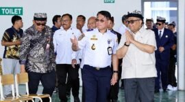 Wamenaker Afriansyah Noor meninjau Program MagangHub bagi 42 peserta di API Banyuwangi, Selasa (22/9/2026), (FOTO : Biro Humas Kemnaker)