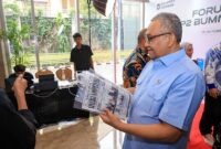 Wamenaker Afriansyah Noor saat menghadiri Forum Komunikasi LSP P2 BUMN Summit 2026 di Jakarta, Kamis (15/10). FOTO : BIRO HUMAS KEMNAKER