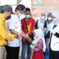Bupati Inhil, HM Wardan Pada Peresmian UGD dan Ruang Rawat Inap Puskesmas Kota Baru Keritang, Rabu (19/1/22). FOTO : Syd/Ist