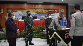 Polda Jambi Canagkan Pebangunan Zona Integritas menuju WBK dan WBBM di Rupatama Lantai 4 Polda Jambi, Kamis,(15/04/21).