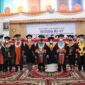 Wisuda ke-97 Program Doktor, Magister, Profesi, Sarjana, Diploma Universitas Jambi semester Ganjil Tahun Akademik 2021/2022, di Balairung Pinang Masak Unja Mendalo, Sabtu (29/1/22). FOTO : Humas UNJA/Val