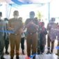 Bahar Robinson Sirait Saat Hadiri Peresmian Kantor Desa Terpadu di Desa Suka Makmur, kecamatan Sungai Bahar, Kabupaten Muaro Jambi, Senin (07/02/22). FOTO : Noval/Ist