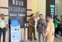 Ketua DPRD Tanjab Barat Sidak RSUD dalam Rangka HKN ke-61. FOTO : HMS