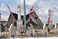 Arena Utama MTQ ke 50 Tingkat Provinsi Jambi Masjid Syaikh Utsman Tungkal. [FOTO : Kecen/Lintastungkal]