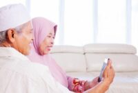 Ilustrasi Video Call Keluarga Saat Momen Lebaran. FOTO : Istimewa