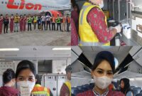 Pramugari Lions Air Menunjukan Hasil Tes Uriine yang dilakukan oleh BNN Provinsi Jambi. FOTO : BNNPJ