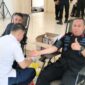 Dansat Brimob Polda Jambi Kombes Pol Nadi Chaidir saat Turut Donor Darah. FOTO : Ist