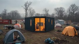 Indonesia Darurat Bencana : Saatnya Negara Mengganti Tenda dengan Rumah Container. FOTO LT/AI
