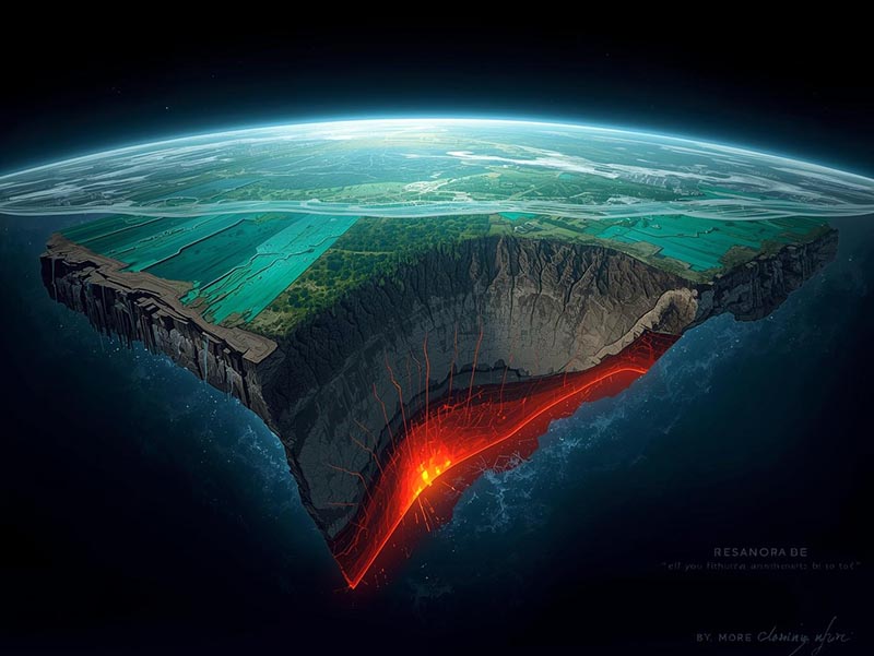 Ilustrasi : Megathrust Nusantara. FOTO : AI