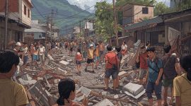 KBRI Tokyo : 969 WNI Tinggal di Wilayah Pusat Gempa M 7,5 Jepang. FOTO : AI