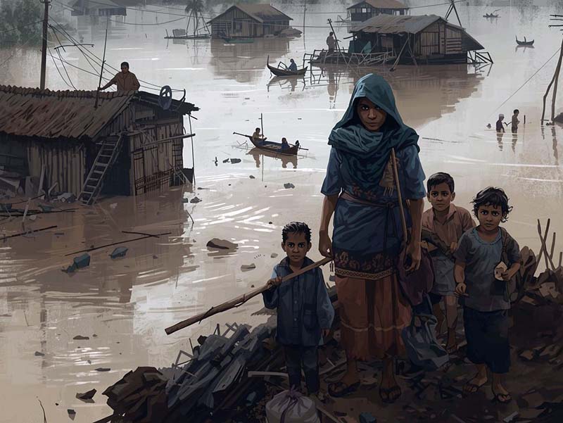 Bencana Datang, Ormas Menghilang: Ketika Seragam Ramai di Jalanan, Tapi Sunyi di Lokasi Bencana. FOTO : Ilustrasi