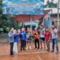 Ketua DPC Partai Demokrat Kabupaten Muaro Jambi Asnawi R, M.Pd Membuka Turnamen Bola Voli Piala Bergilir AHY CUP 2022, Minggu (14/8/22). FOTO : Noval