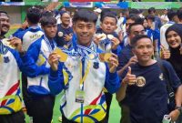 Drum Band Tanjab Barat Raih Juara Umum Kejurprov PDBI Jambi 2025 di Batanghari. FOTO : KONI TJB