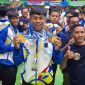 Drum Band Tanjab Barat Raih Juara Umum Kejurprov PDBI Jambi 2025 di Batanghari. FOTO : KONI TJB