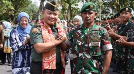 Kasad Jenderal TNI Dr. Dudung Abdurachman saat Kunjungan Kerja (Kunker) Kasad ke wilayah Kodam IV/Diponegoro, di Solo, Jawa Tengah, Jumat (14/7/2023). FOTO : Dispenad