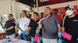 Polresta Jambi Amankan 15 Komplotan Geng Motor Kita-kita Family dan Haji Kamil. FOTO : Dhea