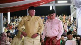 Wabup Tanjab Barat Saat Hadir pada Pembukan MTQ KE 51 Provinsi Jambi di Sungai Penuh. FOTO : DOKPIM-TJB.