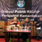 FOTO : Diskusi Publik KUHP Dalam Perspektif Kemerdekaan Pers Hari Pers Nasional (HPN) 2020 di Banjarmasin, Jumat (07/02/20). 