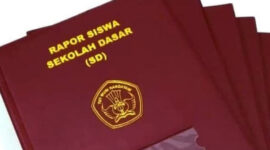 Ilustrasi Buku Rapor Sekolah Dasar (SD). FOTO : SekolahNews.com
