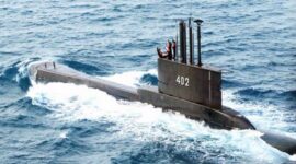 Kapal Selam Singapura Temukan KRI Nanggala 402 Terbelah Tiga di Kedalaman 838 Meter. FOTO : Istimewa
