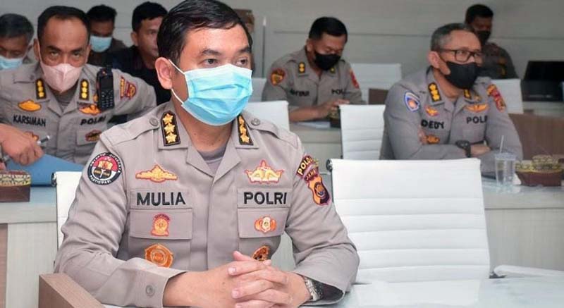 Kabid Humas Polda Jambi, Kombes Pol Mulia Prianto . [FOTO : Infojambi.com]