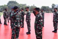 Panglima TNI Naikkan Pangkat 44 Perwira Tinggi di Plaza Mabes TNI, Cilangkap, Jakarta Timur, Senin (19/07/21). FOTO : Istimewa