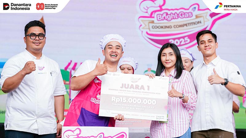 Pertamina Patra Niaga Dukung Inovasi Kuliner Nusantara di Semifinal Bright Gas Cooking Competition 2025. FOTO : HMS