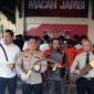 Kapolresta Jambi Kombes Pol Eko Wahyudi, SIK, MH didampingi Kasat Reskrim Kompol Afrito Marbaro Macan saat Pres Rilis, Senin (22/5/23). FOTO : Hms