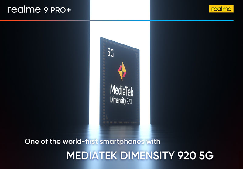 realme Umumkan 9 Pro Series All-in-5G dan Pertama dengan Prosesor MediaTek Dimensity 920 5G Terbaru. GRAFIS: Ist