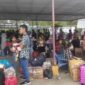Penumpang Kapal di Pelabuhan penyeberangan Roro Kuala Tungkal yang akan menuju Batam, Selasa (10/5/22). FOTO : Ist