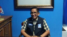 FOTO : H. Bakri, SE, Anggota DPR RI Saat Jumpa Pers di Kantor DPW PAN Provinsi Jambi, Sabtu (13/06/20).