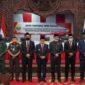 FOTO : Gubernur Jambi Fachrori dan Jajaran FKPD Provinsi Jambi Pada Acara Penyerahan Laporan Hasil Pemeriksaan (LHP) atas Laporan Keuangan Pemerintah Daerah (LKPD) Pemerintah Provinsi Jambi Tahun 2019, Selasa (30/06/20)