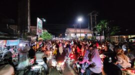 Warga Kota Kuala Tungkal Tumpah ke Jalan Saksikan Takbiran Keliling