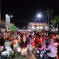 Warga Kota Kuala Tungkal Tumpah ke Jalan Saksikan Takbiran Keliling