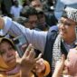 Bakal Calon Presiden dari Koalisi Perubahan untuk Kesatuan Anies Baswedan Saat Melakukan Safari Politik di Kabupaten Banyuwangi, Senin (7/8/2023).  [FOTO : tribunmataram]