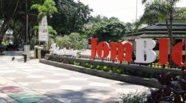 Taman Pedesterian Jomblo dan Kawasan Tugu Keris Kotabaru. FOTO : Ist